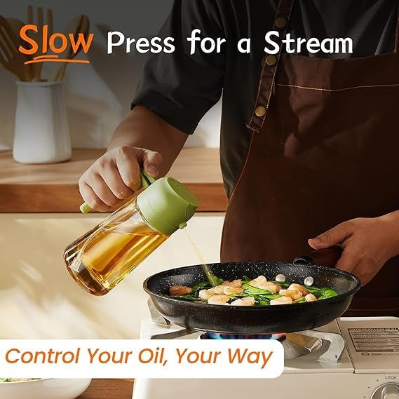 SPRAY OR POUR OIL WITH PERFECT CONTROL