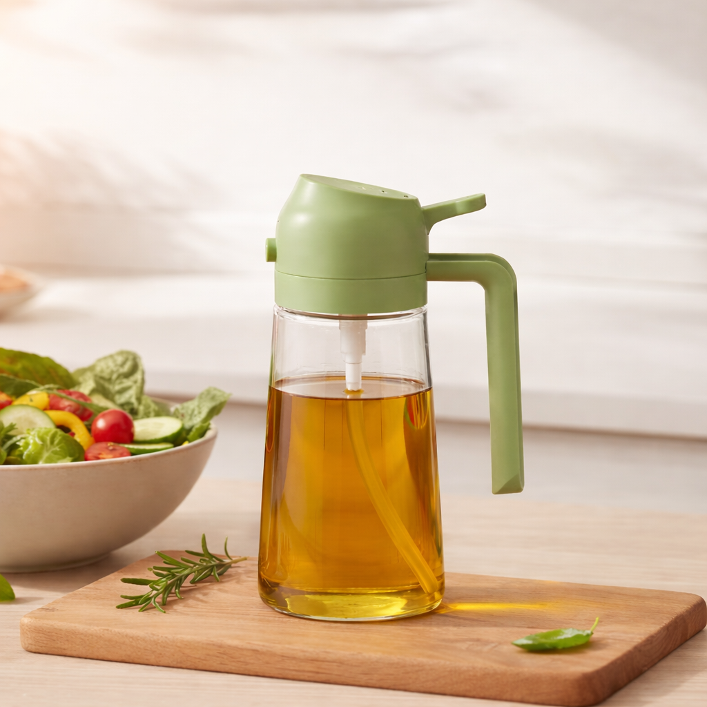 SPRAY OR POUR OIL WITH PERFECT CONTROL