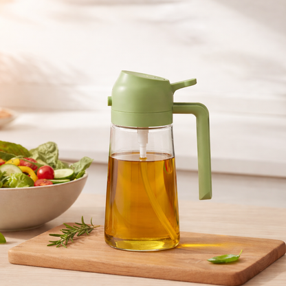 SPRAY OR POUR OIL WITH PERFECT CONTROL