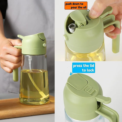 SPRAY OR POUR OIL WITH PERFECT CONTROL